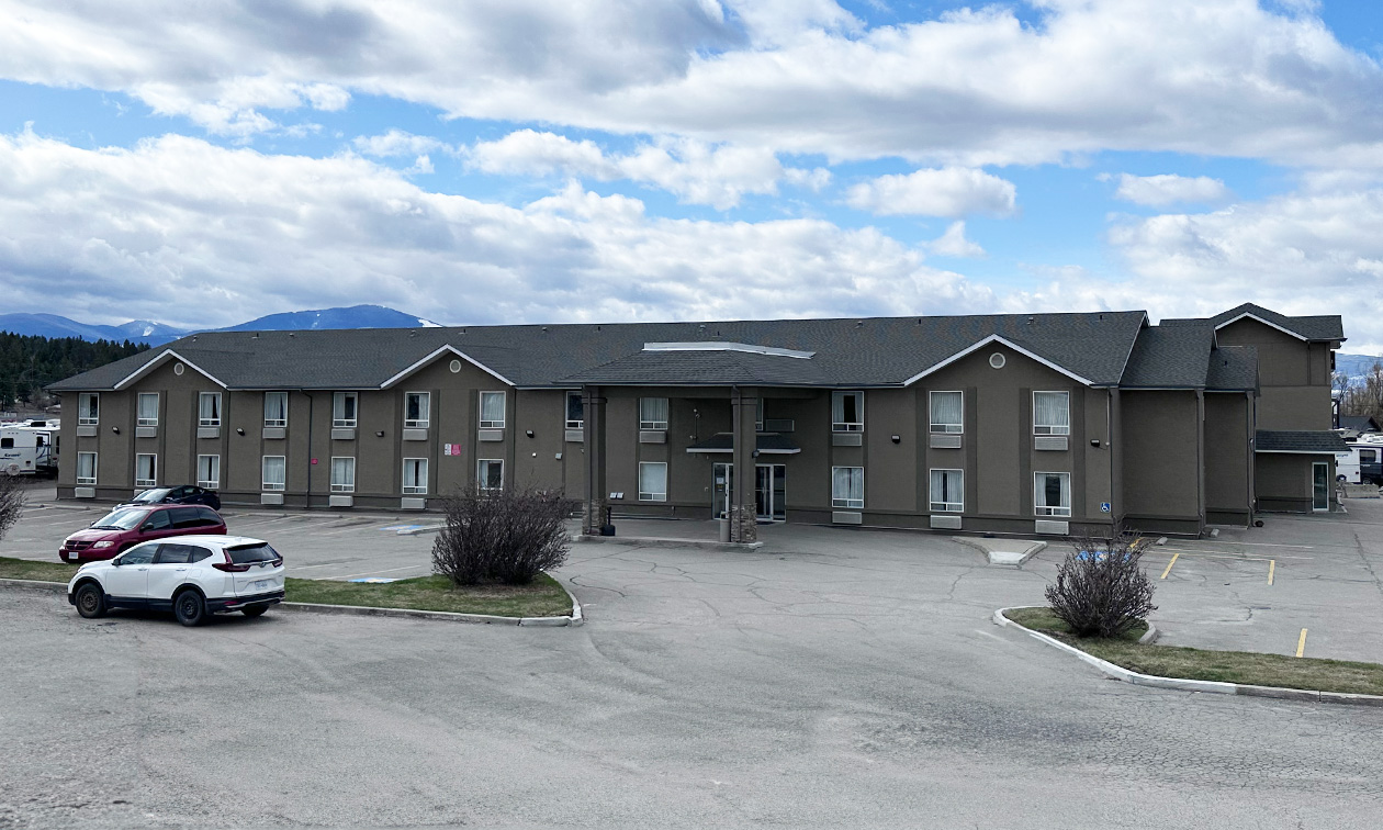 Super 8 Hotel in Cranbrook with a roof installed by Reliable Roofing